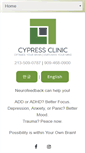 Mobile Screenshot of cypressclinic.com